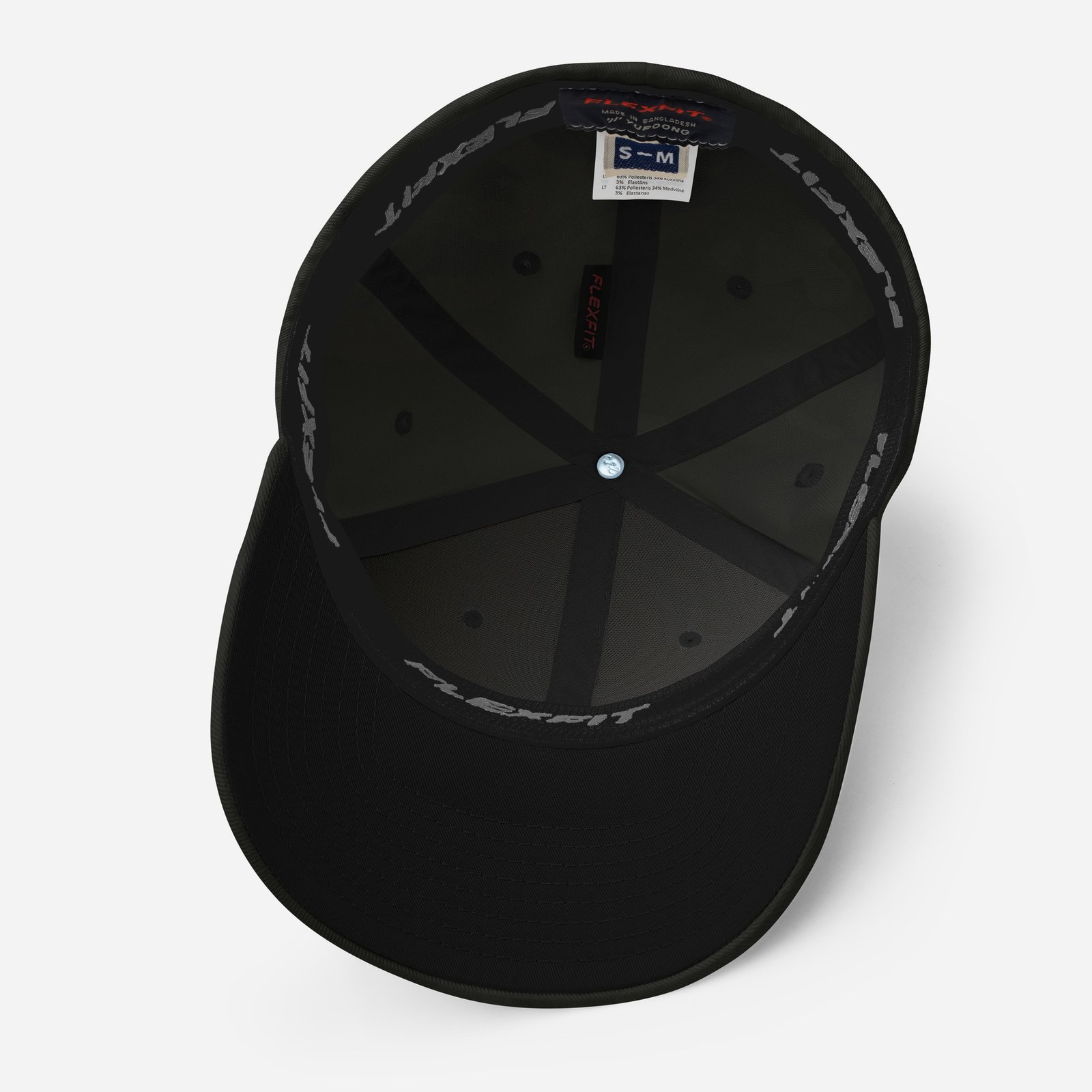 J.P. Flag Embroidered FlexFit Hat - Image 5
