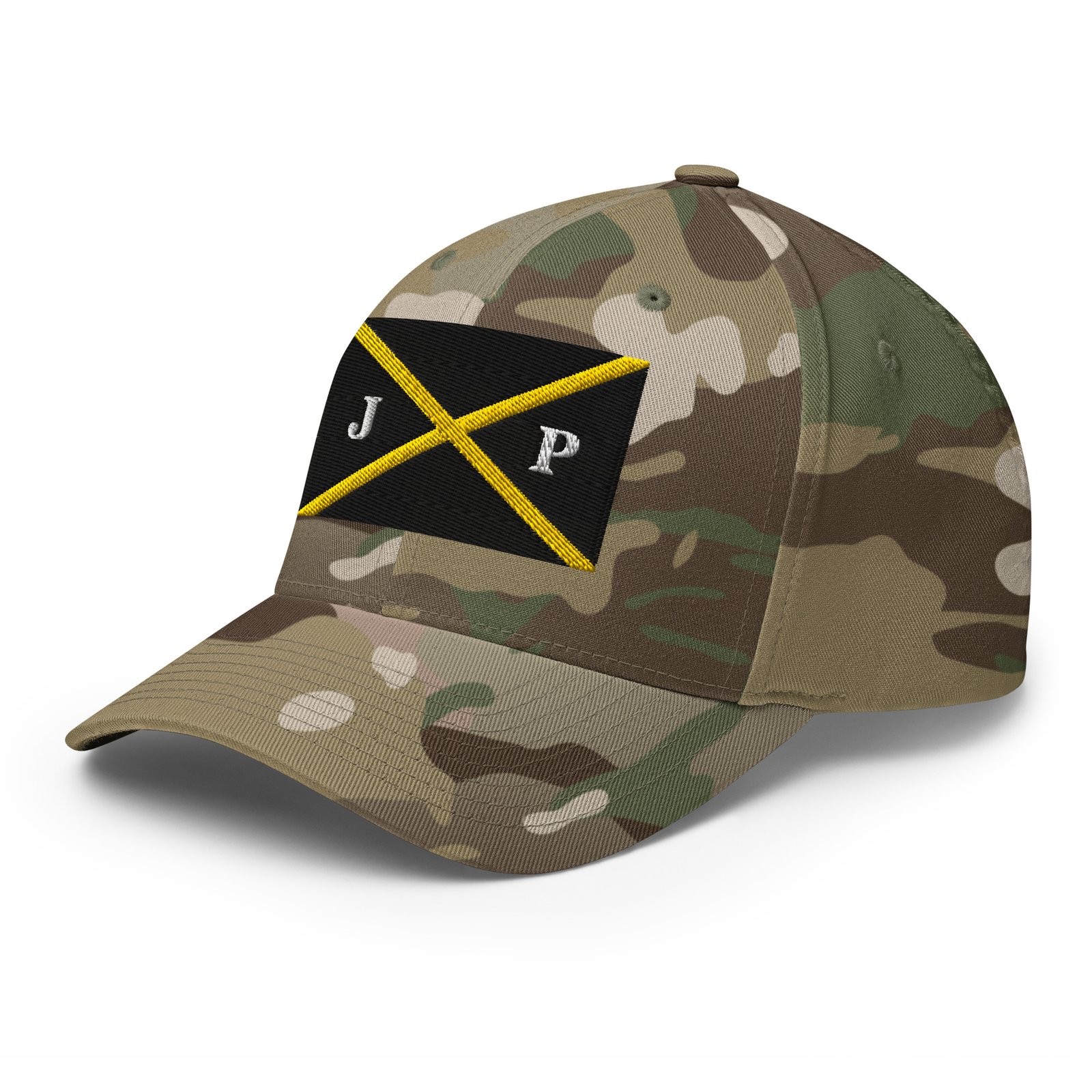 J.P. Flag Embroidered FlexFit Hat - Image 13