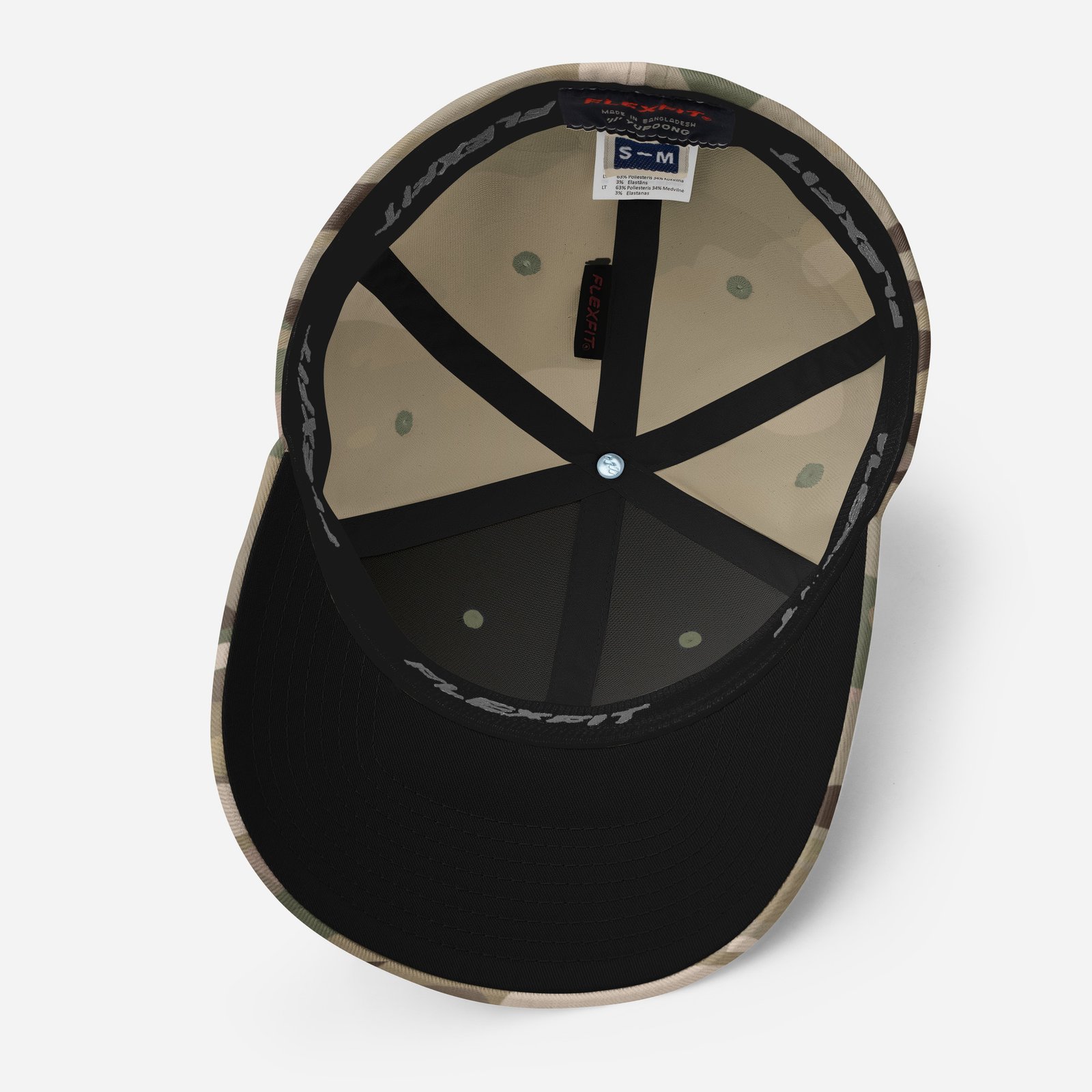 J.P. Flag Embroidered FlexFit Hat - Image 14