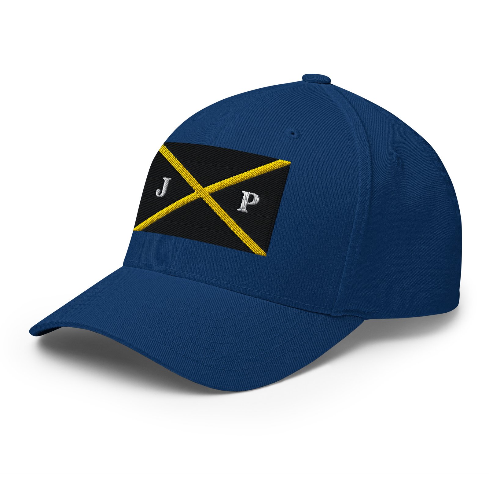 J.P. Flag Embroidered FlexFit Hat - Image 7