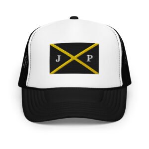 J.P. Flag Embroidered Foam Trucker Hat